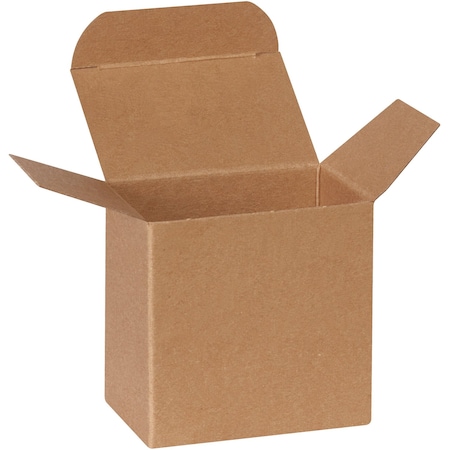 Non-Branded 3 in x 2 in x Reverse Tuck Folding Carton, Kraft, Chipboard, 500 PK RTS16HD