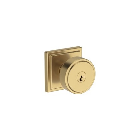 Baldwin Residential Door Knobs Keyed Entry Reversible Lifetime Satin Brass ENVASSSR044SMC