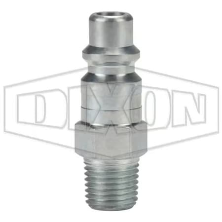 Dixon Air Chief Industrial Quick Connect Plug, 1-11 x 1/2 in Nominal, Quick Disconnect Plug x Male NPTF, 3 DCP7108