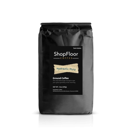 Shopfloor Coffee Hydraulic Fluid, dark roast, whole bean SFC-HYDFLD-ST-5LBS