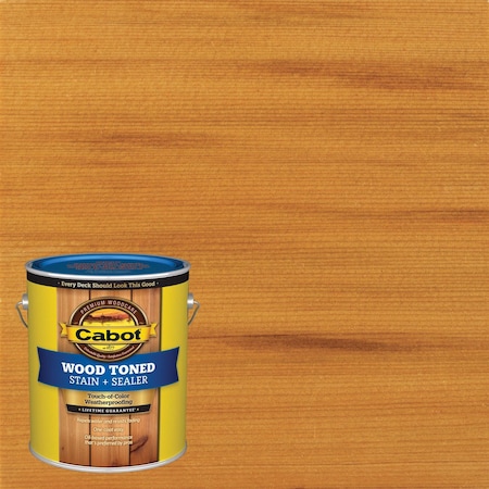Cabot Wood Toned Low VOC Transparent Cedar Oil-Based Deck and Siding Stain 1 gal 140.0019202.007