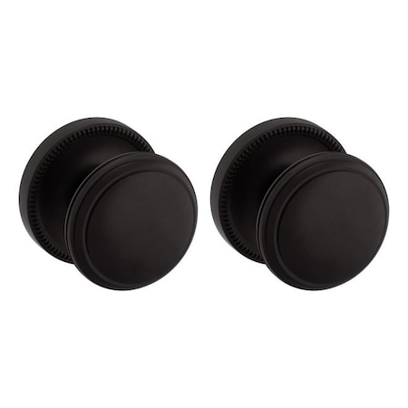 Baldwin Preconfigured 5069 Knob with 5076 Rose Passage Lock with 2-3/8in Backset and Full Lip 5069102PASS