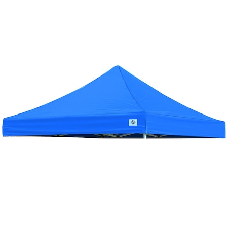 King Canopy 10ftx10ft Instant Pop-up Cover, Polyester, fits 9ft8inx9ft8in Frame, Frame Not Included, Blue INAT10BL