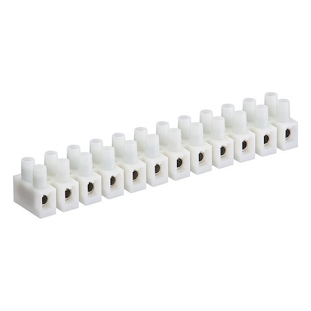 Ideal BarrierTerminalStrip, 50A, 8AWGMax, 300V 89-614