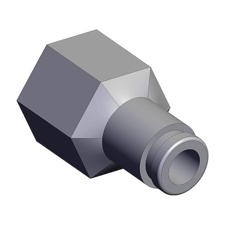 Smc Push-Fit Fitting, Straight KQG2F06-02