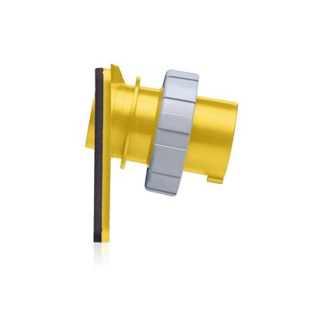 Leviton Industrial Grade Inlet, Watertight, 30 Amp, 125 Volt 330B4W