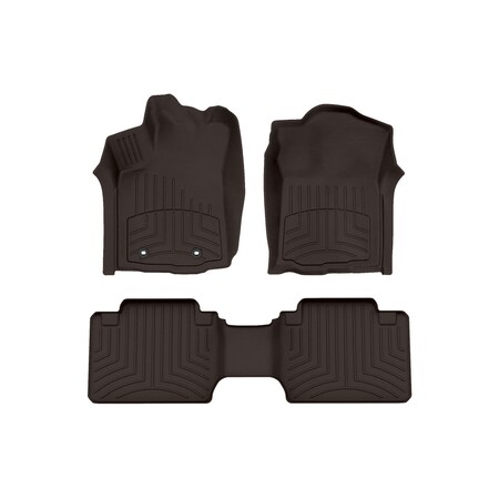 Weathertech Cocoa, Front and Rear FloorLiner HP 478671IM-470215IM