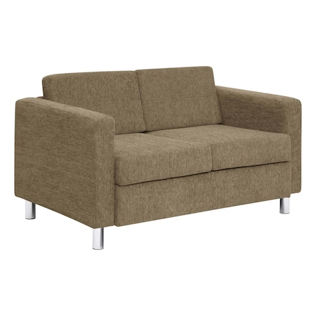 Office Star Products Pacific Love Seat, Taupe PAC52-S125