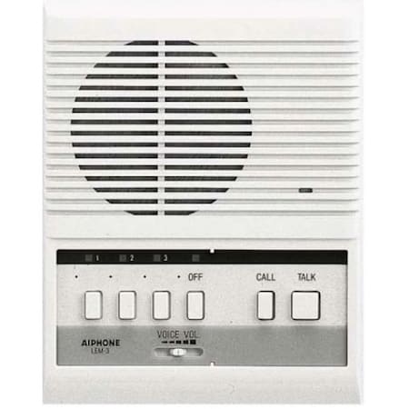 Aiphone Call Audio Master Station, 650 ft. LEM-3