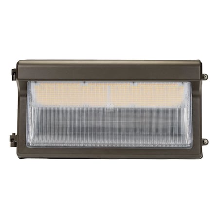 Keystone 120W LED Slim Open Face Wall Pack, Power Select 120/100/80W, Color Select 30/40/50K, 120-277V Input,  KT-WPLED120PS-L4-8CSB-VDIM