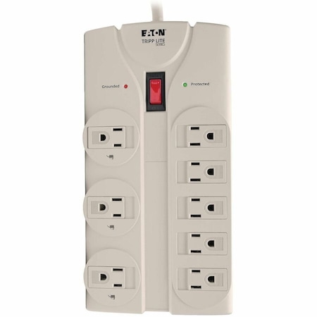 Tripp Lite Outlet Strip, 5-15R, 5-15P, Gray TRPTLP808