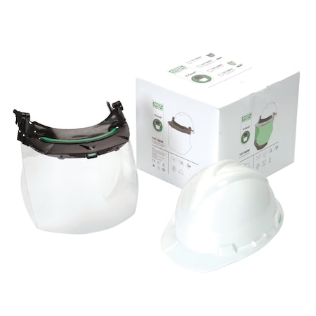 Msa Safety Hard Hat, V-Gard(R), Polyethylene, 4 Point Ratchet, Type 1, Class E, White 10118695