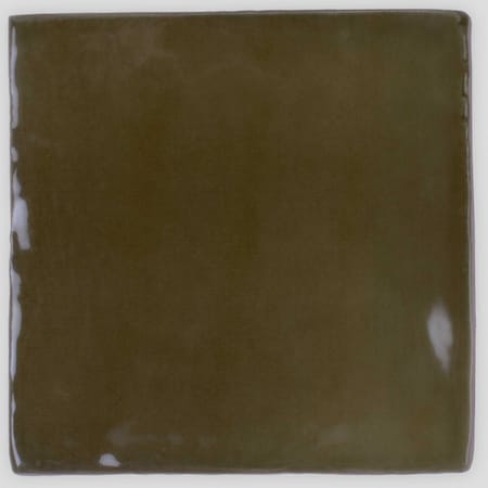Apollo Tile Silken 3.94 in. x 3.94 in. Glossy Green Ceramic Square Wall and Floor Tile (6.46 sq. ft./case) (60-pack) CRE88BAS44A