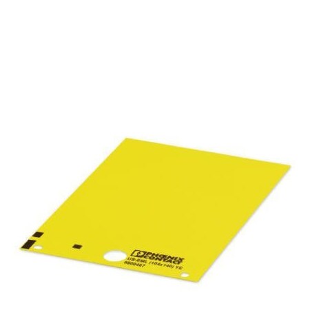 Phoenix Contact US-EML 104X140 YE Label Card yellow 0800467
