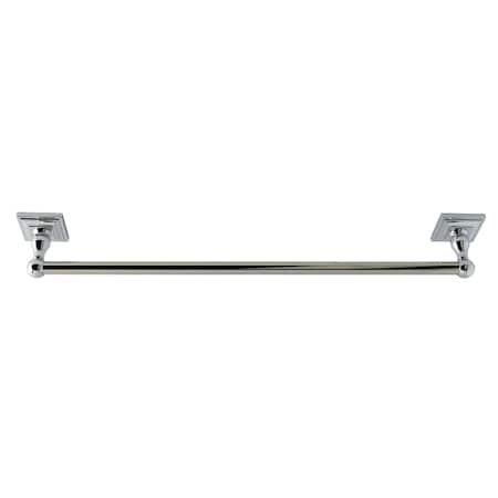 Kingston Brass 24" Single Towel Bar, Polished Chrome BA321C