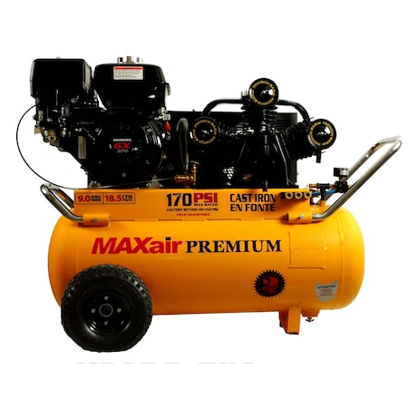 Maxair 22 CFM 25 Gallon Premium Air Compressor P90GE25H1 + MAP
