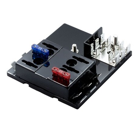Optifuse Fuse Block for Regular Blade - Ground, 6P BLC-106-G