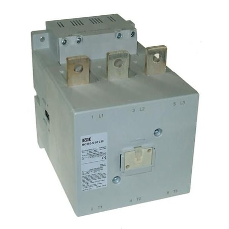 Imo Automation Contactor 3 Pole Open 132kW 260A AC3, 230V AC/DC Coil MC260-S-00230