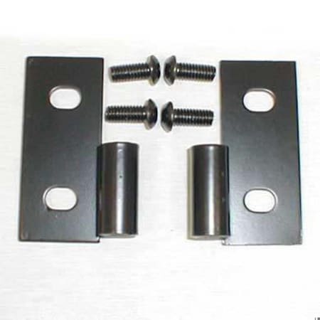 Smittybilt 7606 CJ & WRANGLER YJ/TJ/LJ LOWER DOOR HINGE BRACKETS  BLACK 7607