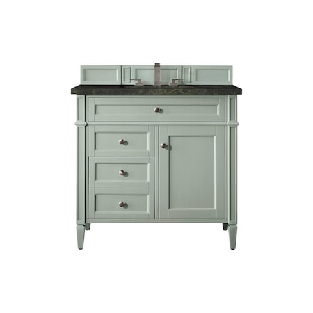 James Martin Vanities Brittany 36" Single Vanity, Sage Green, w/ 3 CM Phantome Eclos Top 650-V36-SGR-3PHT