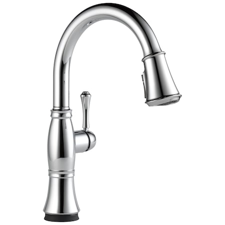 Delta Cassidy Single Handle Pull-Down Kitchen Faucet with Touch2O and ShieldSpray Technologies 9197T-PR-DST
