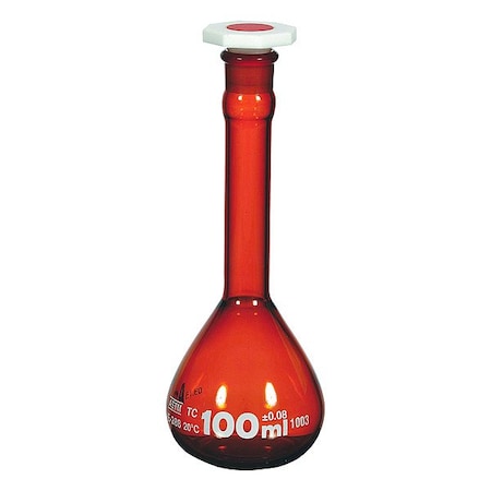 United Scientific Supplies Inc Glass Flasks, Amber FGAM100