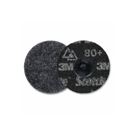 Scotch-Brite Roloc, Precision Surface Conditioning Disc, Heavy Duty, 3 in dia, TR, Extra Coarse, 80 Grit, 100PK 405-068060-67188