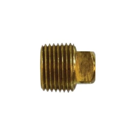 First Fitting & Fastener 3/4 BRASS SQUARE HEAD PLUG PIPE FITTING 28088MID