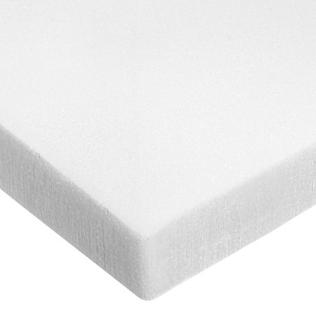 Usa Industrials White Cross-Linked Polyethylene Foam Sheet, 2 lbs / cu. ft., 1 in Thick x 48 in Wide x 96 in Long ZUSA-XPE-716