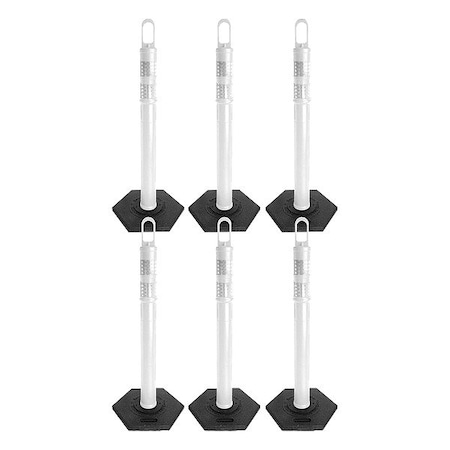 Mr. Chain Delineator Kit, White, Polyethylene 78301-6