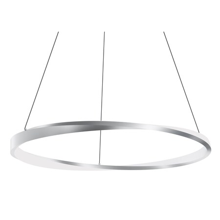 Afx Oberon - 40in Single LED Pendant - 40W - Satin Nickel OBRP40LAJUDSN