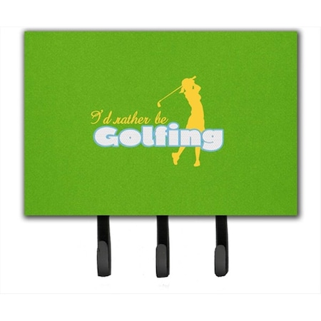 Carolines Treasures I Had Rather Be Golfing Woman On Green Leash Or Key Holder SB3093TH68