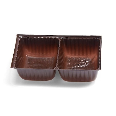 Nashville Wraps Brown 2 Piece Candy Trays, 2 1/16x1 11/16x7/8, 50PK 50CTB2P