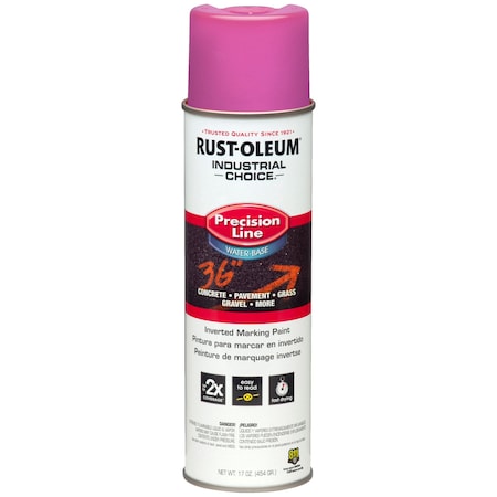 Industrial Choice Inverted Marking Paint, 17 oz., Safety Purple, Water -Based 1868838