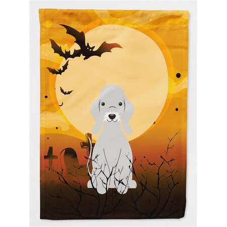 Carolines Treasures Halloween Bedlington Terrier Blue Flag Canvas House Size BB4356CHF