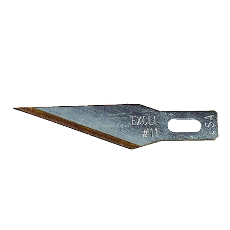 Excel Blades #11 Utility Blade - Titanium Nitride Coated, Precision Cut, Long Life, 5PK 20411IND