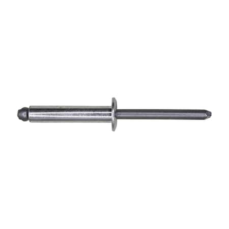 Auveco Panel Blind Steel Rivet 1/4in Diameter 7/8in-1in Grip, 25PK 19048
