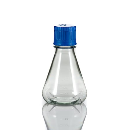 Tri Forest Enterprises RPI Erlenmeyer Flask Baffled, Optically Clear, Sterile, 250ml, Polycarbonate, 12PK 400871-250
