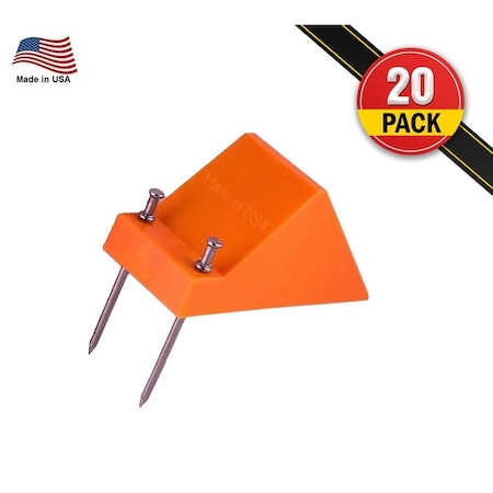 Mytee Products Plastic Pipe Chocks 5in, Used for up to 16in Pipes, 20PK Chock-REGx20