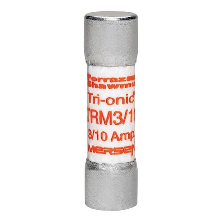 Mersen Fuse, 1 1/2 in L, 250 V AC, 300 mA TRM3/10