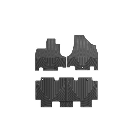 Weathertech Black, Front and Rear All Weather Floor Mats W211-W212