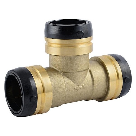 Sharkbite Tee, Push-Fit 1 7/8", 1 1/2", 1 1/2" UXL0841