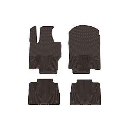 Weathertech Cocoa, Front and Rear All Weather Floor Mats W606CO-W607CO