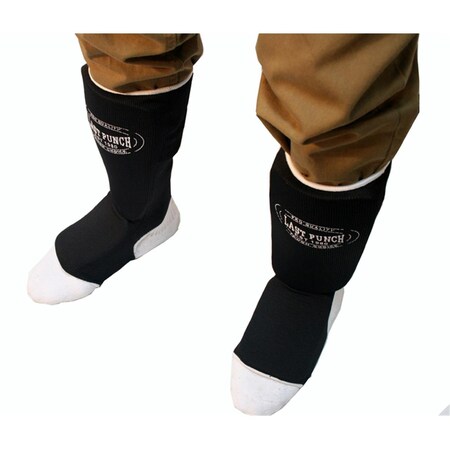 Shelter Professional Martial Arts Shin Pads - Black, Extra Large 9005-XL