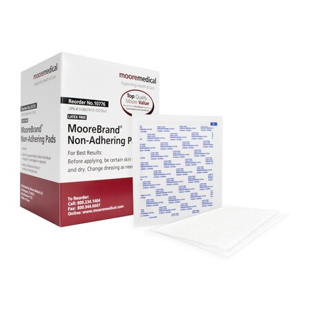 Generic Non-Adherent Dressing, 3"x4", 100PK 3434