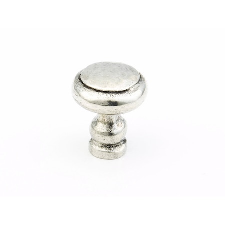Schaub 1-1/8in Round Artifex Cabinet Knob Natural Finish 132-N