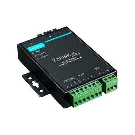 Moxa Rs-232/422/485 To Fiber Optic Converter. Sc Single-Mode -40 To 75°C TCF-142-S-SC-T