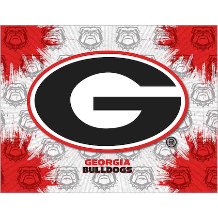 Holland Bar Stool Co University of Georgia (G) logo 15"x20" Canvas Wall Art LCnvs1520GA-G