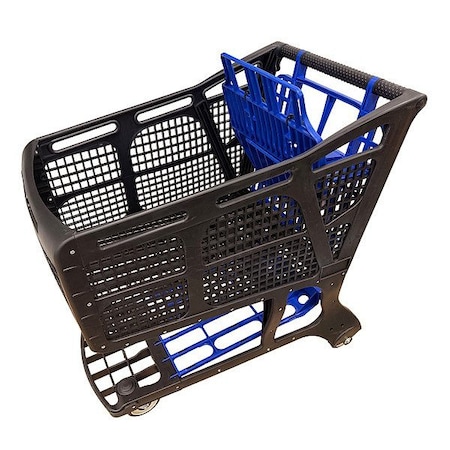R.W. Rogers Co ShoppingCart, Polymer, 38-inL, 24-1/2inW EX-11575 BLUE/REPRO