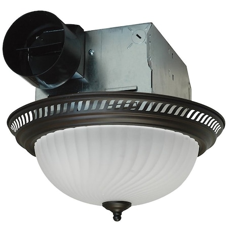 Air King America Exhaust Fan, 1.6 A, 120 V, 70 Cfm Air, 4 Sones, Cfl, Incandescent Lamp, 4 In Duct DRLC701